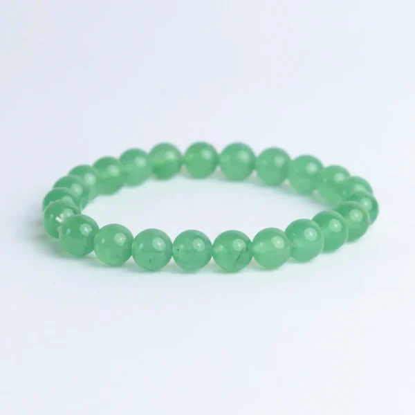 Natural Green Aventurine Crystal Healing Bracelet – Luck, Growth & Prosperity Energy