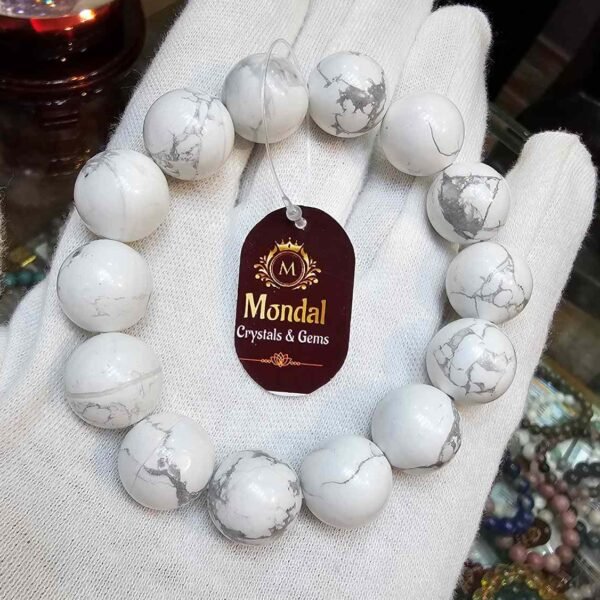 howlite bracelet premium quality 14m top quality